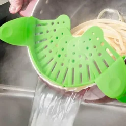 Ausziehbarer Topftrichter-Abtropfständer – vielseitiges Küchenwerkzeug zum einfachen Abseihen