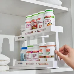 Ausziehbares Gewürzregal für die Küche – einfacher Aufbewahrungs-Organizer