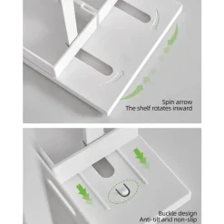 Ausziehbares Gewürzregal für die Küche – einfacher Aufbewahrungs-Organizer