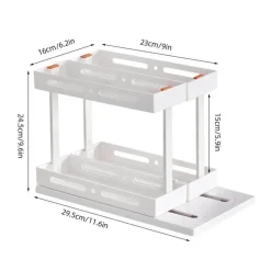 Ausziehbares Gewürzregal für die Küche – einfacher Aufbewahrungs-Organizer
