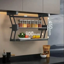 Ausziehbares Küchenschrank-Organizer-Regal – platzsparende Aufbewahrungslösung