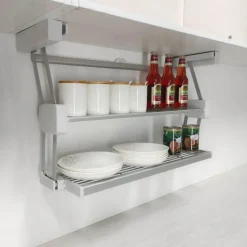 Ausziehbares Küchenschrank-Organizer-Regal – platzsparende Aufbewahrungslösung