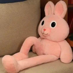 Ausziehbares Plüsch-Cartoon-Kaninchenspielzeug - Weiches Stofftier