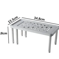 Ausziehbares Schrank-Organizer-Regal – platzsparende Aufbewahrung in der Küche