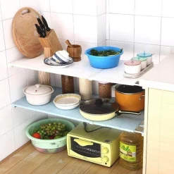 Ausziehbares Schrank-Organizer-Regal – platzsparende Aufbewahrungslösung