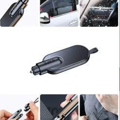 Auto-Fluchtwerkzeug - Schlüsselanhänger-Fensterbrecher Sicherheitsgurtschneider