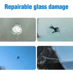 Autoglas-Reparaturwerkzeug – Windschutzscheiben-Befestigungssatz
