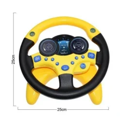 Auto-Lenkrad-Spielzeug – Elektrisches Simulationsspielset für Kinder
