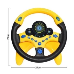 Auto-Lenkrad-Spielzeug – Elektrisches Simulationsspielset für Kinder