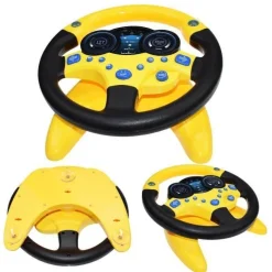 Auto-Lenkrad-Spielzeug – Elektrisches Simulationsspielset für Kinder