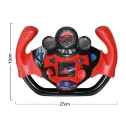 Auto-Lenkrad-Spielzeug – Elektrisches Simulationsspielset für Kinder