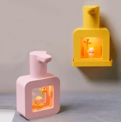 Automatic Pet Soap Dispenser - Transparent Design for Easy Use