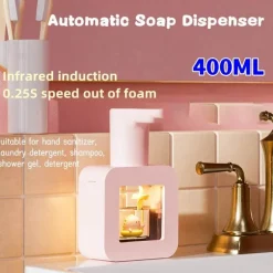 Automatic Pet Soap Dispenser - Transparent Design for Easy Use