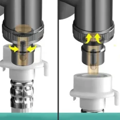 Automatic Washing Machine Angle Valve - Water Stopper Device