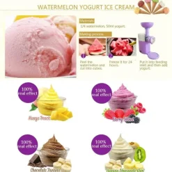 Automatische Eismaschine mit Fruchttüten – DIY-Dessertmaschine