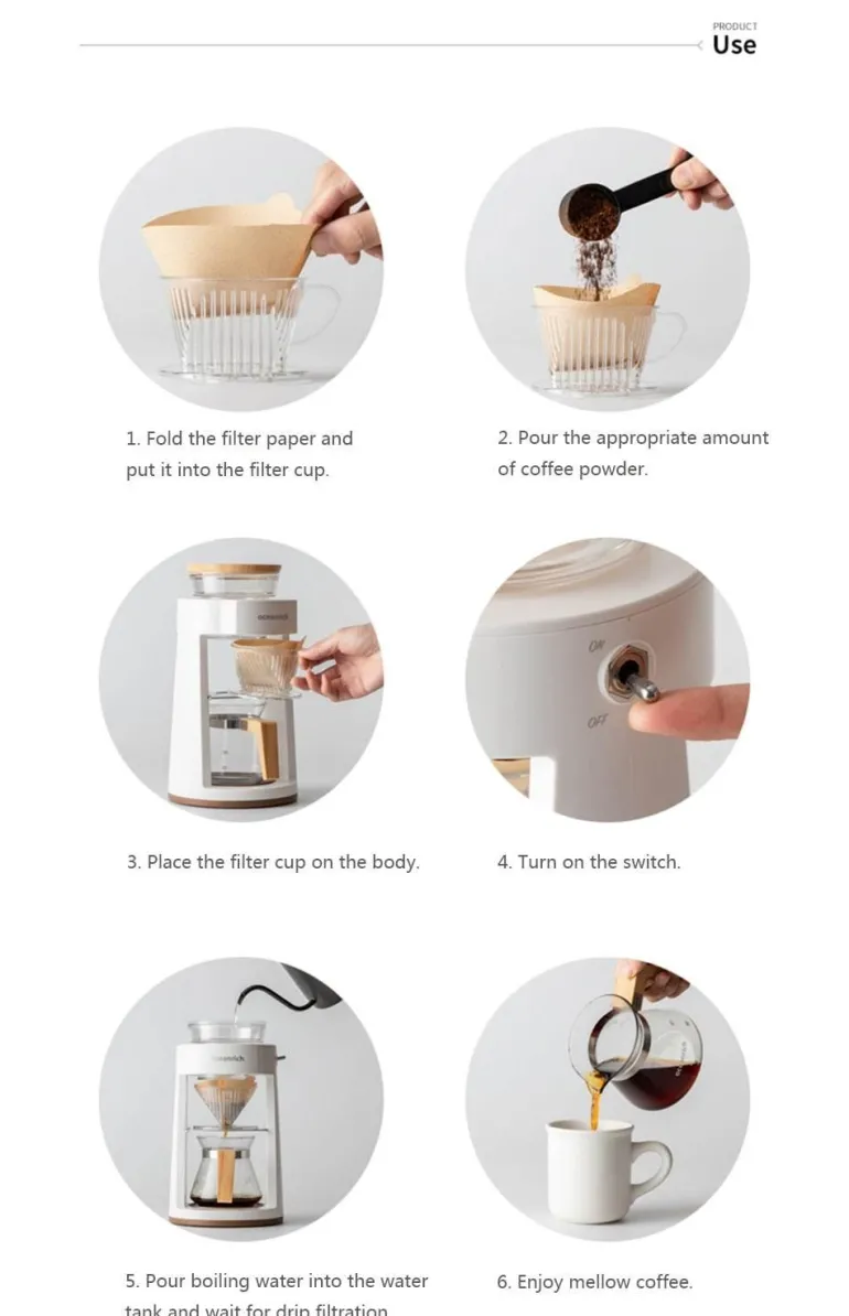Automatische Filterkaffeemaschine – Premium-Brühsystem