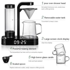 Automatische Kaffeemaschine – Sauberes Tropfbrühsystem