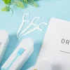 Automatische Pop-up-Zahnseidenbox mit Spiegel – reisefreundliches Mundpflegetool