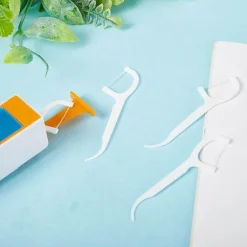 Automatische Pop-up-Zahnseidenbox mit Spiegel – reisefreundliches Mundpflegetool