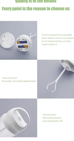 Automatische Rühr-Smart-Shaker-Flasche