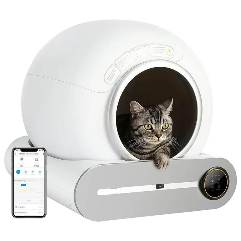 Automatische selbstreinigende Katzentoilette – geschlossenes Sandkastensystem