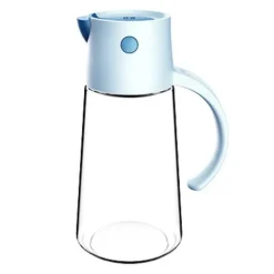 Automatischer, auslaufsicherer Ölspender aus Glas – Küchenflasche