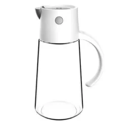 Automatischer, auslaufsicherer Ölspender aus Glas – Küchenflasche