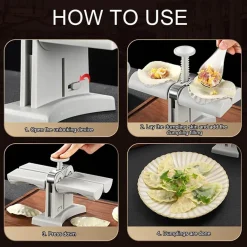 Automatischer Doppel-Teigtaschen-Maker – Voll ausgestattetes Küchengerät