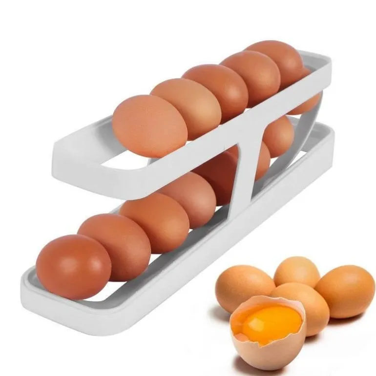 Automatischer Eierrollständer-Organizer
