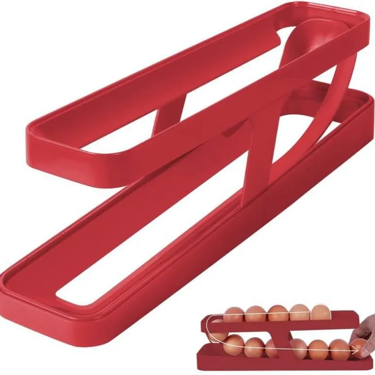 Automatischer Eierrollständer-Organizer