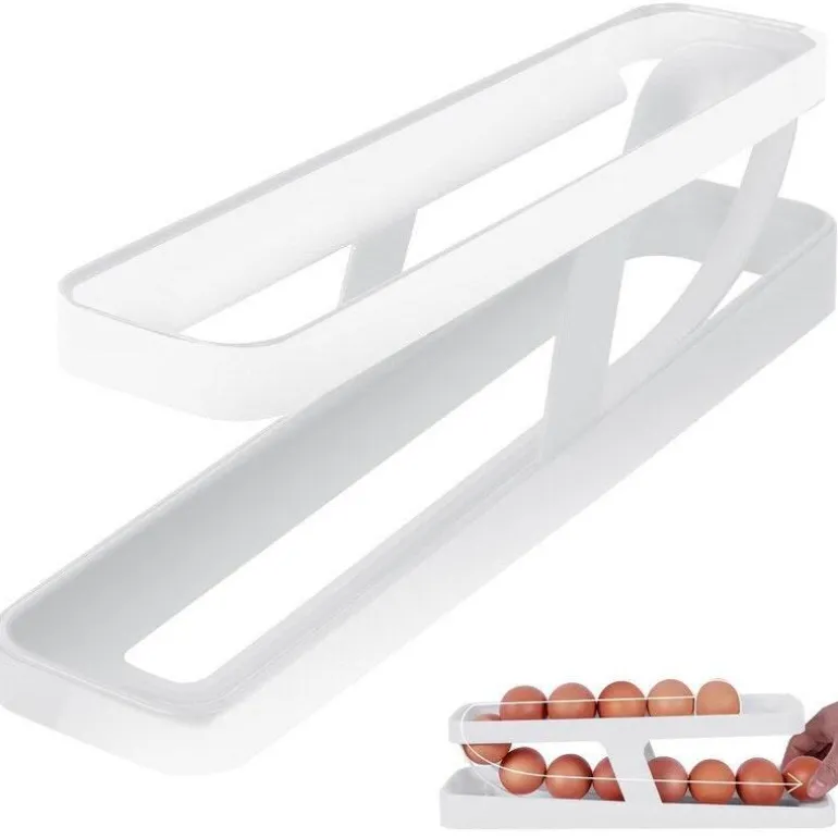 Automatischer Eierrollständer-Organizer