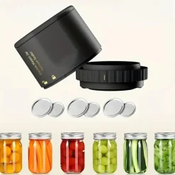 Automatischer elektrischer Vakuumierer für Einmachgläser – One-Touch, auslaufsicher