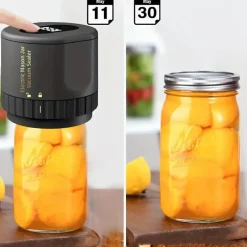 Automatischer elektrischer Vakuumierer für Einmachgläser – One-Touch, auslaufsicher