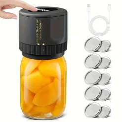 Automatischer elektrischer Vakuumierer für Einmachgläser – One-Touch, auslaufsicher