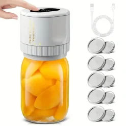 Automatischer elektrischer Vakuumierer für Einmachgläser – One-Touch, auslaufsicher