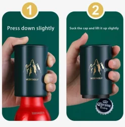 Automatischer Flaschenöffner – Easy-Press-Design für mühelosen Zugriff auf Bier und Getränke