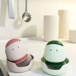 Automatischer Flüssigkeitsspender, Spülbürste – Küchenreinigungswerkzeug