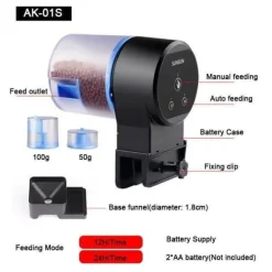 Automatischer Futterspender für Aquarienfische – Timer-aktiviertes Gerät