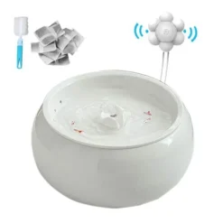 Automatischer Haustier-Wasserbrunnen – intelligenter Keramikspender für Katzen und Hunde