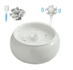 Automatischer Haustier-Wasserbrunnen – intelligenter Keramikspender für Katzen und Hunde