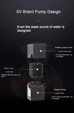 Automatischer Haustier-Wasserbrunnen – intelligenter Keramikspender für Katzen und Hunde