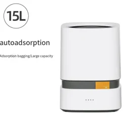 Automatischer Mülleimer mit freihändiger Bedienung und Beutelspender – praktische Lösung zur Abfallentsorgung