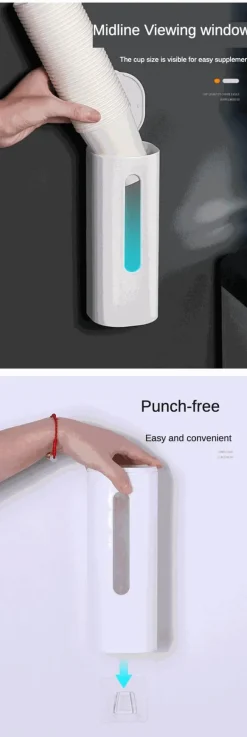 Automatischer Pappbecherspender - Getränkezubehör zur Wandmontage