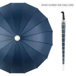 Automatischer Regenschirm mit langem Griff – Reiseschirm im minimalistischen Design