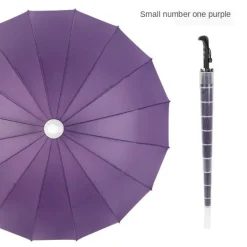 Automatischer Regenschirm mit langem Griff – Reiseschirm im minimalistischen Design