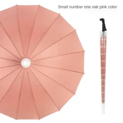 Automatischer Regenschirm mit langem Griff – Reiseschirm im minimalistischen Design