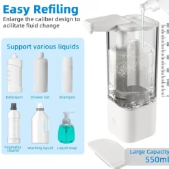 Automatischer Sensor-Seifenspender - Multimodus-Spender mit großer Kapazität