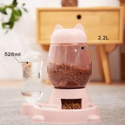 Automatischer Tierfutterspender - Interaktiver 2-in-1-Futterspender