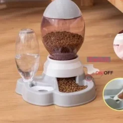 Automatischer Tierfutterspender - Interaktiver 2-in-1-Futterspender