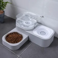 Automatischer Tierfutterspender - Interaktiver 2-in-1-Futterspender